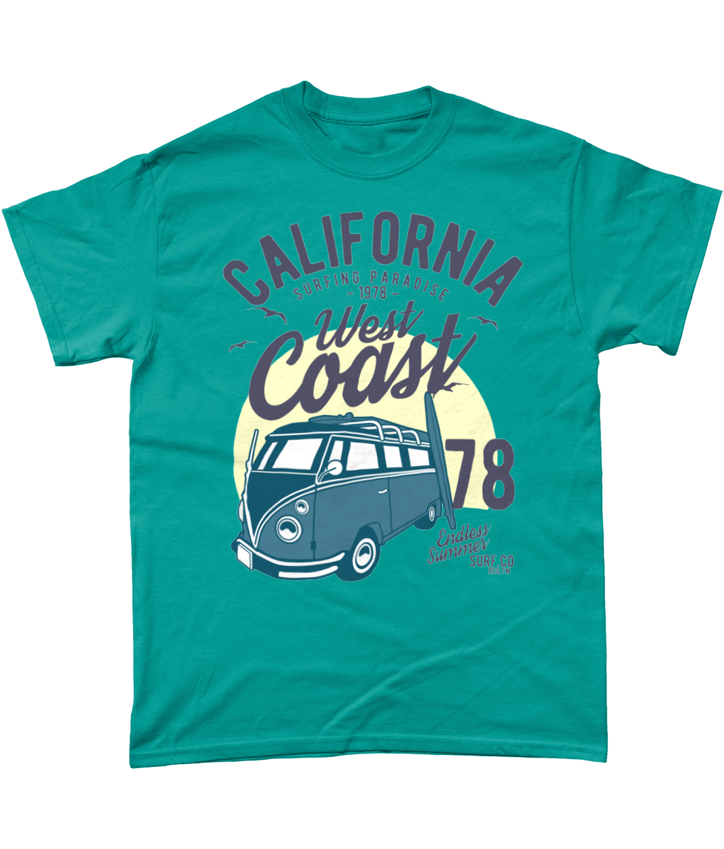 California West Coast V2 – Gildan Heavy Cotton T-shirt