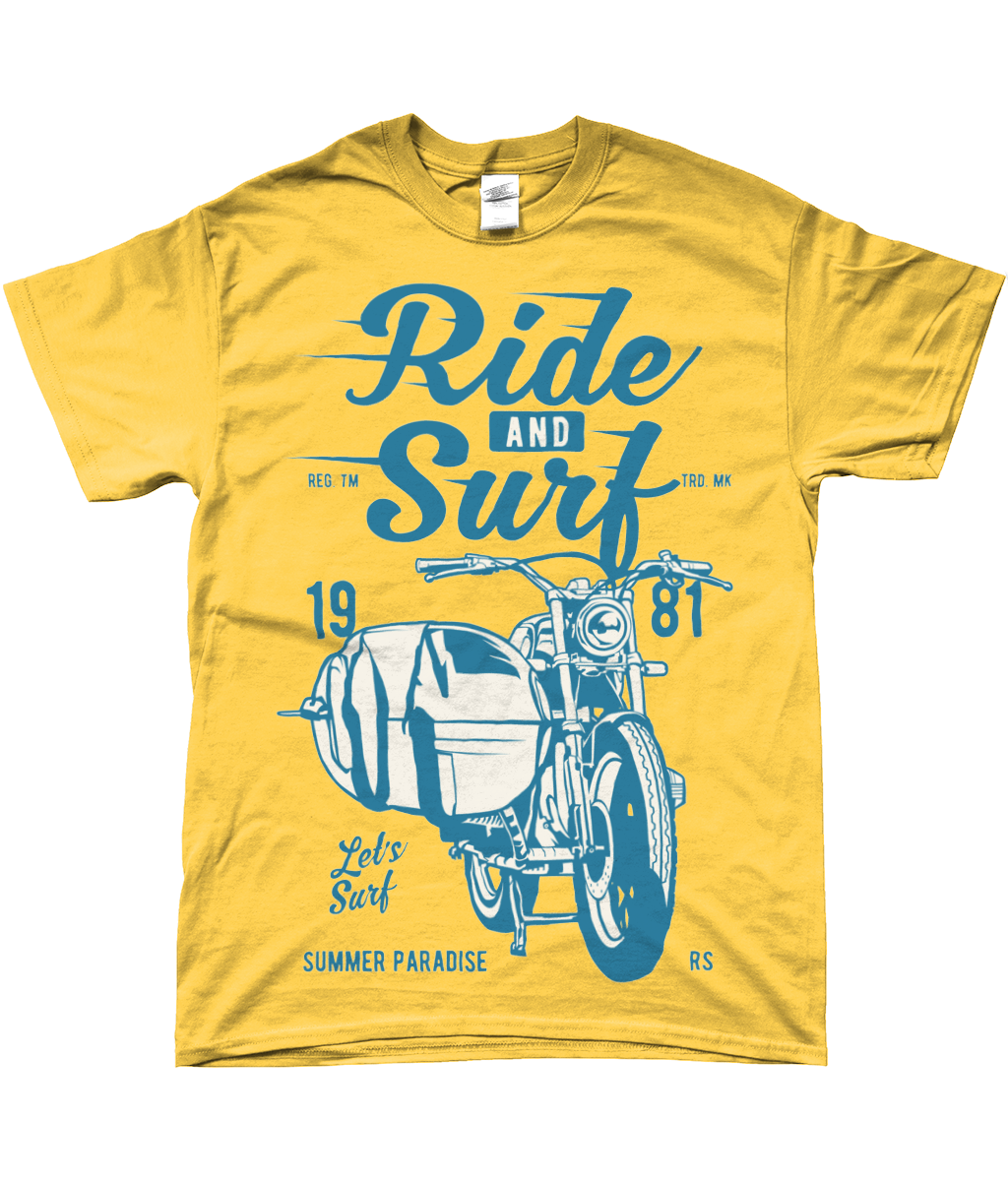 Ride And Surf – Gildan Softstyle® Ringspun T-shirt