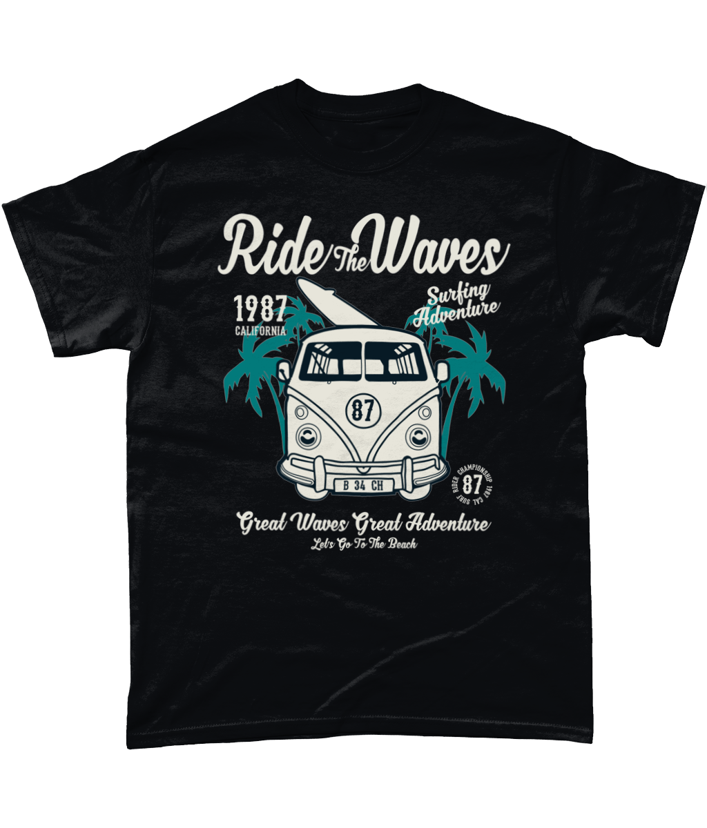 Ride The Waves – Gildan Heavy Cotton T-shirt