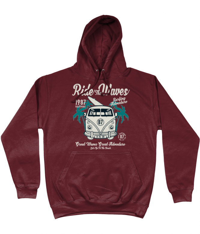 Ride The Waves – Awdis College Hoodie