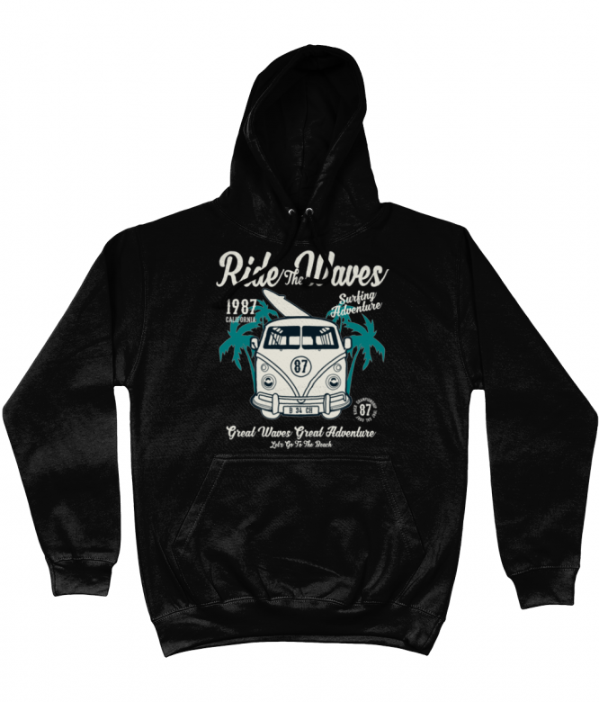 Ride The Waves – Awdis College Hoodie