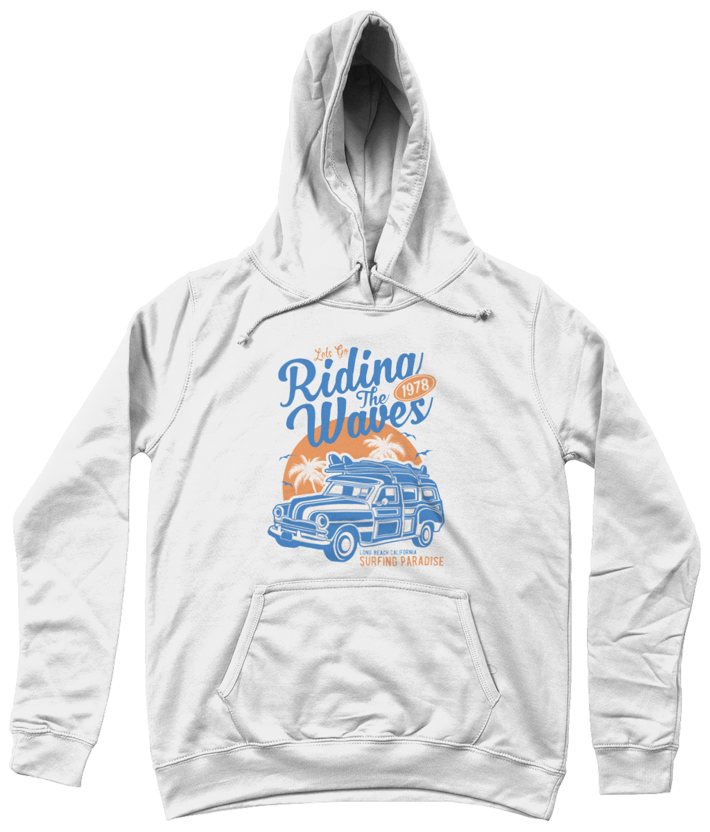 Riding The Waves – Awdis Girlie College Hoodie