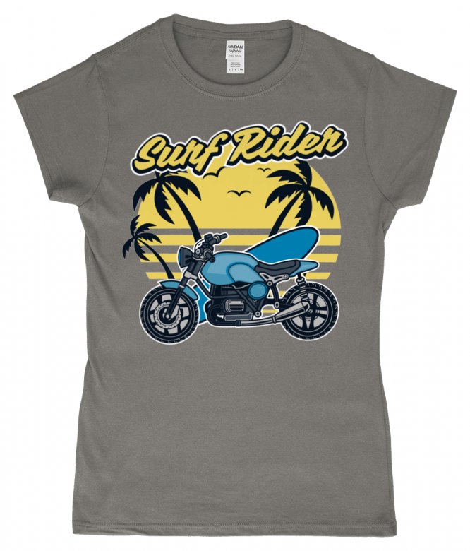 Surf Rider – Gildan Softstyle® Ladies Fitted Ringspun T-shirt