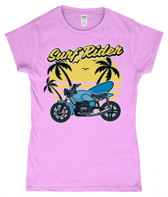 Surf Rider – Gildan Softstyle® Ladies Fitted Ringspun T-shirt