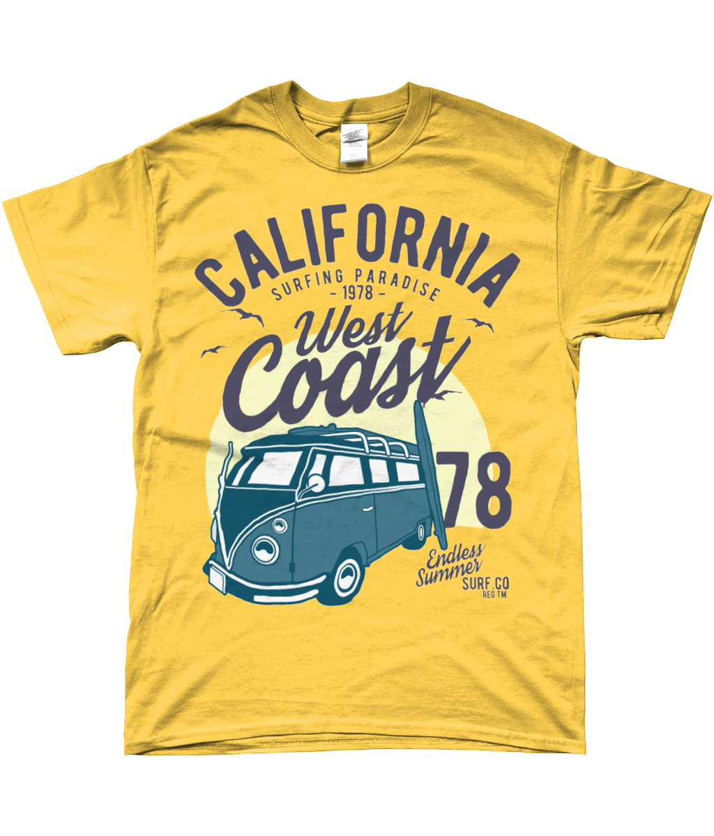 California West Coast V2 – Gildan Softstyle® Ringspun T-shirt