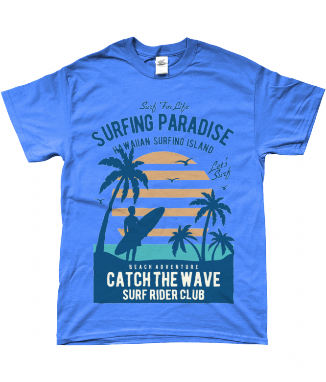 Surfing Paradise – Gildan Softstyle® Ringspun T-shirt