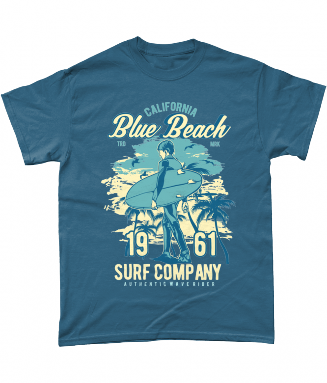 Blue Beach – Gildan Heavy Cotton T-shirt