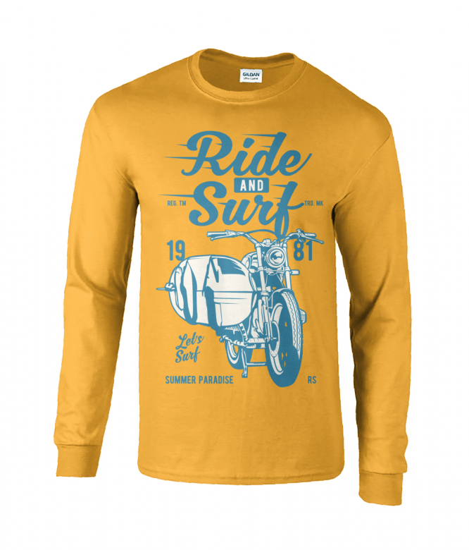 Ride And Surf – Ultra Cotton Long Sleeve T-shirt