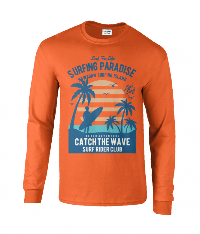 Surfing Paradise – Ultra Cotton Long Sleeve T-shirt