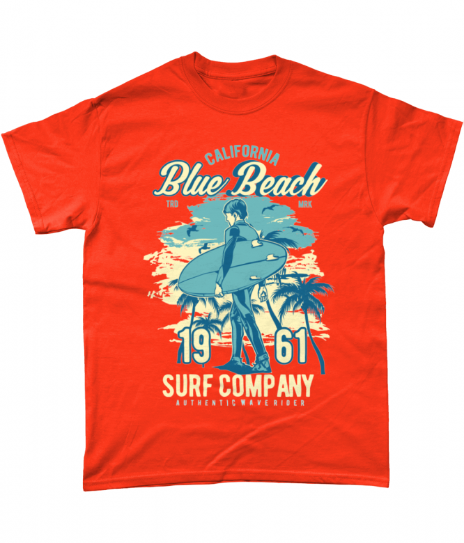 Blue Beach – Gildan Heavy Cotton T-shirt